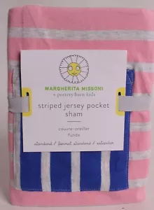 NWT Pottery Barn Kids Margherita Missoni Striped Jersey pocket standard sham - Picture 1 of 2