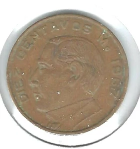 Zehn Centavo Umlaufmünze Mexiko 1967 - Bild 1 von 2