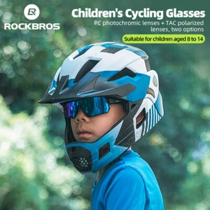 ROCKBROS Gafas de sol para ciclismo Niños Deportes al aire libre Gafas polarizadas fotocromáticas  - Imagen 1 de 21