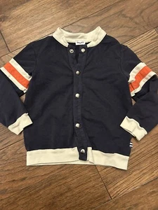 Splendid Youth Boys Navy Blue Cardigan Striped Size 4 / 5 - Picture 1 of 5