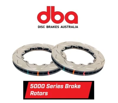 2 anillos de rotor ranurados Brembo delanteros serie DBA 5000 para Nissan GT-R R35 2012+ Foto 1 de 2