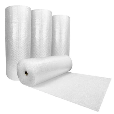 UOFFICE Bubble Cushioning Wrap Roll - 48" Wide x 400' ft - Medium 5/16" Bubbles - Image 1 of 4