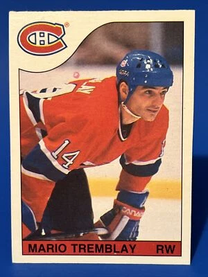 1985-86 O-Pee-Chee Mario Tremblay Montreal Canadiens Card #245 - Image 1 of 2