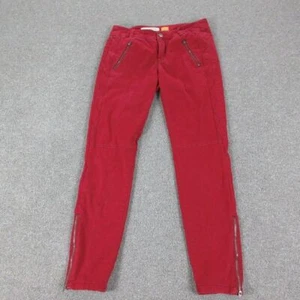 Pilcro Jeans Damen 28 rot weinrot Nr. 02 Tapered Ankle Zip 28x27,5* - Bild 1 von 22