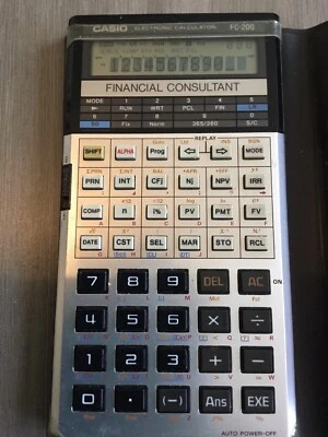 Casio FC 200 Business Finance Calculator Calculatrice Vintage - Photo 1/4