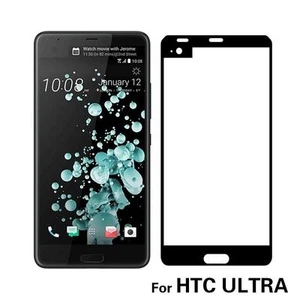 Full Screen Cover HTC Desire 19s,19+,U11,U12+ Tempered Glass Screen Protector - Picture 1 of 14