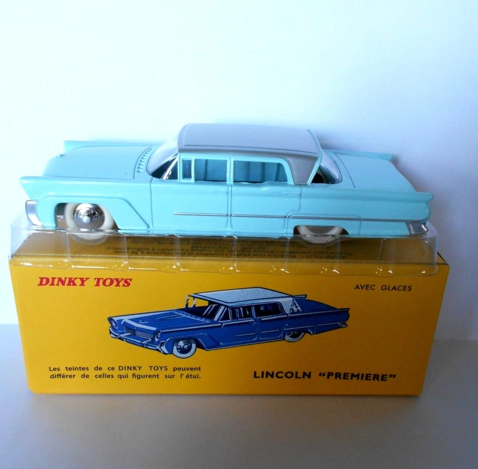 DINKY TOYS #532 LINCOLN PREMIERE  - DEAGOSTINI DINKY TOYS Scala 1/43 AVEC GLACES - Immagine 1 di 1