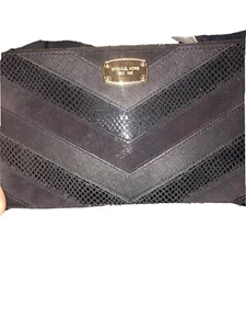 EUC Michael Kors Clutch Black Shimmer  - Picture 1 of 6