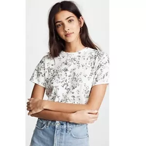 Rag and Bone New York Pima Cotton Floral Short Sleeve Tee T-Shirt Top Medium - Bild 1 von 23