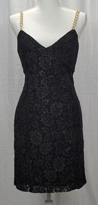 Guess By Marciano Kate Dress  Women's Size US 6 Jet Black S996 MSRP $300 New - Image 1 of 4