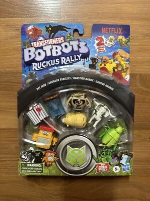 Transformers BotBots Ruckus Rally Series 6 Pet Mob Netflix 8 Pack Set 2 - Image 1 of 3