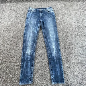 True Religion Pants Girls 14 Blue Denim Jeans Skinny Outdoors Youth Kids 26X28 - Picture 1 of 10