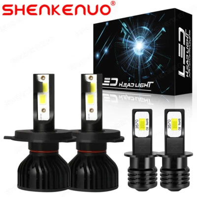 Kit de lâmpadas de faróis de LED Hi-Lo farol de neblina 6000K para Chevrolet Aveo 2010-2019 - Imagem 1 de 4