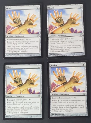 4x SHUKO (LP)  BETRAYERS OF KAMIGAWA (BOK)  MTG MAGIC THE GATHERING - WOTC - Image 1 of 4
