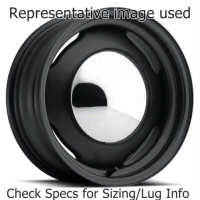U.S. Wheel 658-5012 Rim 658 Series For Chrysler Black 15x10 Size Each NEW - Image 1 of 3