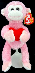 ty Classic Beanie Baby Sammlerstück Plüsch Herz Affe Unfug Stofftier - Bild 1 von 8