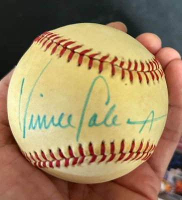 Vince Coleman Firmado a Mano Auto Rawlings Béisbol Certificado de Autenticidad JSA con Soporte Gratis 101423 Foto 1 de 4