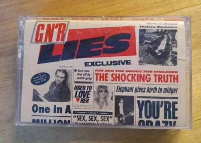 G N' R Lies by Guns N' Roses (Cassette 1988 Geffen) M5G 24198 US  - Image 1 of 4