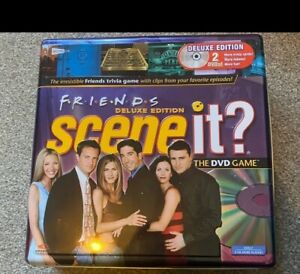 Friends TV Show Scene It Deluxe Edition 2 DVD Trivia Game Tin New Rare Vintage 