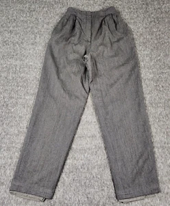 Vintage Liz Claiborne Pants Womans 4 Wool Slacks Lined High Waisted Wide Leg - Picture 1 of 14