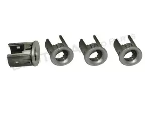 Rear Park Assist Sensor Retainer Inner Outer 4pcs Silver For SILVERADO 2015-2018 - Picture 1 of 7