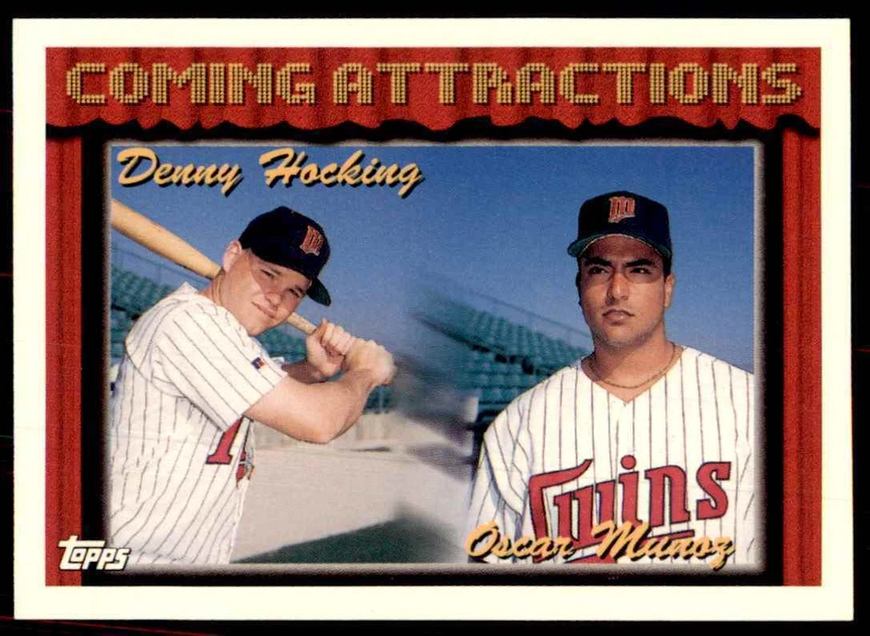 1994 Topps Denny Hocking/Oscar Munoz Baseball Card #771 - Image 1 of 2