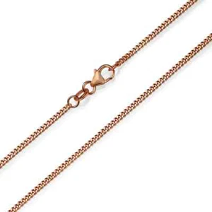 Echt 14k Gold Kubanische Kette Halskette 1,8 mm dick Panzer Schmuck für Herren und Damen - Bild 1 von 7