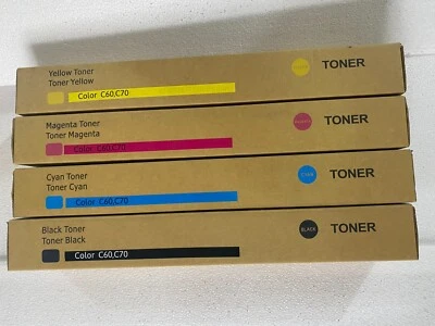 4 PACK TONER CARTRIDGE FOR XEROX C60 C70 CMYK TONER SET NON OEM - Image 1 of 3