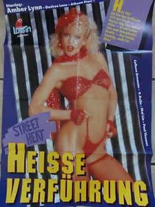 Amber Lynn Erotik Plakat HEISSE VERFÜHRUNG Street Heat - Imagen 1 de 1