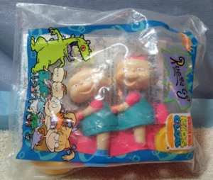 VTG Burger King Kids Club 1998 Nickelodeon Rugrats - Tandem Tripling Phil & Lil - Picture 1 of 2