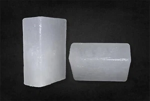 Bloque de cristal de aluminio blanco afeitado afeitado piedra antiséptica natural estuche 60 gramos - Imagen 1 de 4