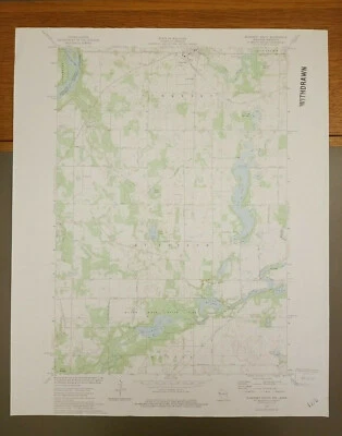 Оригинальная винтажная топографическая карта Сомерсета Юг, Висконсин - Миннесота 1974 USGS 27x22 - Изображение 1 из 4