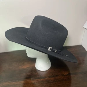 Bailey 4X Beaver"Clint Black" Cowboy Hat, original band , Excel Vtg. Cond - Picture 1 of 10