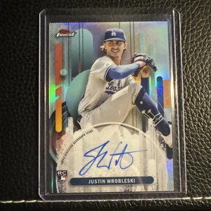 2025 Finest Baseball Finest Auto Justin Wrobleski Los Angeles Dodgers FA-JWR - Picture 1 of 2