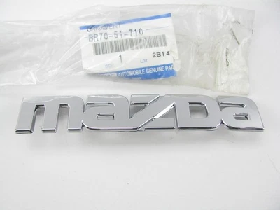 NEW Front *MAZDA* Nameplate Badge Emblem For 1990-94 Mazda Protege 323 BR7051710 - Image 1 of 3