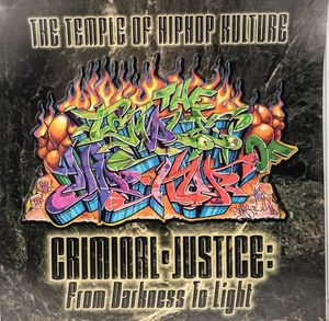 DER TEMPEL DER HIPHOP KULTUR STRAFRECHTSDUNKELHEIT Album Cover Promo 12x12 - Bild 1 von 2