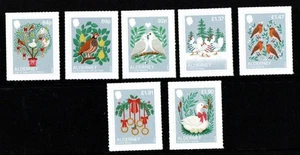 ALDERNEY 2025 12 DAYS OF CHRISTMAS SET OF 7 UNMOUNTED MNH - Picture 1 of 1
