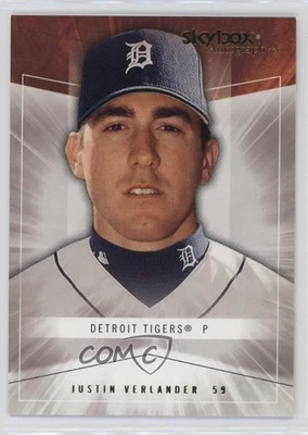 2005 Skybox Autographics Insignia /150 Justin Verlander #115 Rookie RC - Image 1 of 2