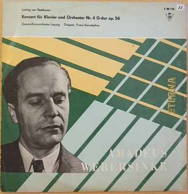 Amadeus Webersinke - Konzert für Klavier und Orchester Nr. 4 G-Dur Op. 58, LP - Bild 1 von 4
