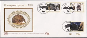 FDC Fauna Wild Animals 2013 from UN avdpz - Picture 1 of 1