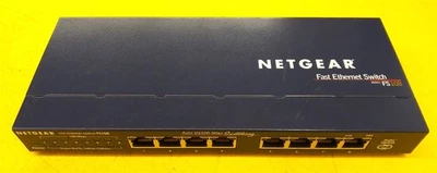 ⭐️⭐️⭐️⭐️⭐️ Netgear Fast Ethernet Switch FS108 10/100 Mbps 8-Port - Image 1 of 4