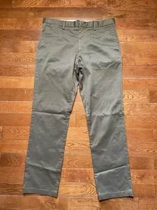 Banana Republic Aiden Pants Men’s 35x34 Brown Chino Straight Leg Cotton Stretch - Picture 1 of 16