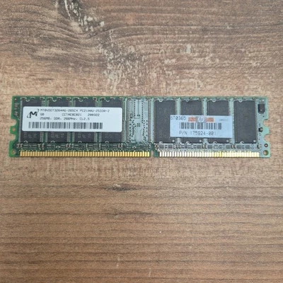 Memoire RAM 256Mo DDR PC-2100U CL2.5 Micron MT8VDDT3264AG-265C4 266Mhz - Immagine 1 di 2