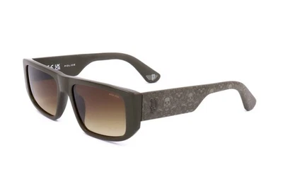Gafas de Sol Police SPLL13 073M SHINY OLIVE GREEN 55/18/145 para Hombre - Imagen 1 de 4