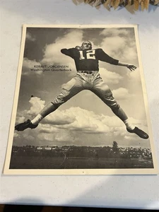 c1961 University of Washington Huskies Fußball 8x10 Foto, Kermit Jorgensen, QB - Bild 1 von 3