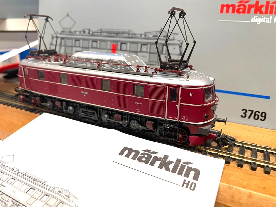 MÄRKLIN HO E-Lok E 1912 Kriegslok  DRG in Metall nr. 3769 OVP Digital neuwertig - Bild 1 von 1