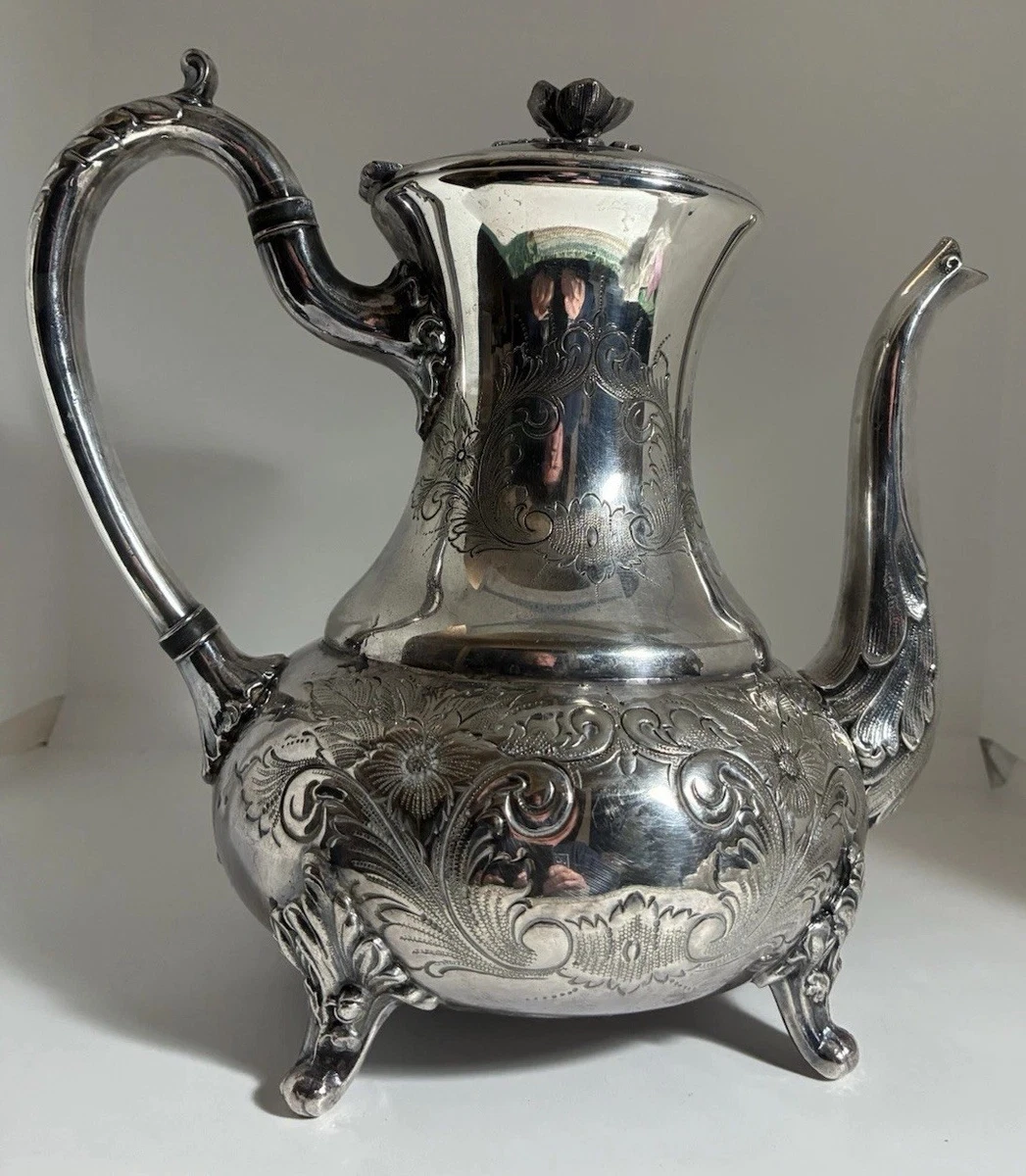 Sheffield Silver Company In Antique Us Silver-Plated Teapots