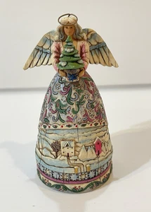 Figura de ángel Jim Shore 2006 paisaje duerme Heartwood Creek escena de invierno - Imagen 1 de 10