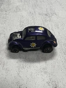 Vintage 1967 Hot Wheels Redline Custom Volkswagen Purple wi/ White Interior USA - Picture 1 of 5