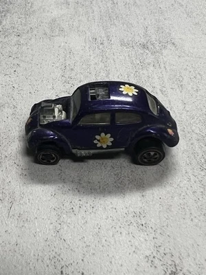 Vintage 1967 Hot Wheels Redline Custom Volkswagen Purple wi/ White Interior USA - Image 1 of 4